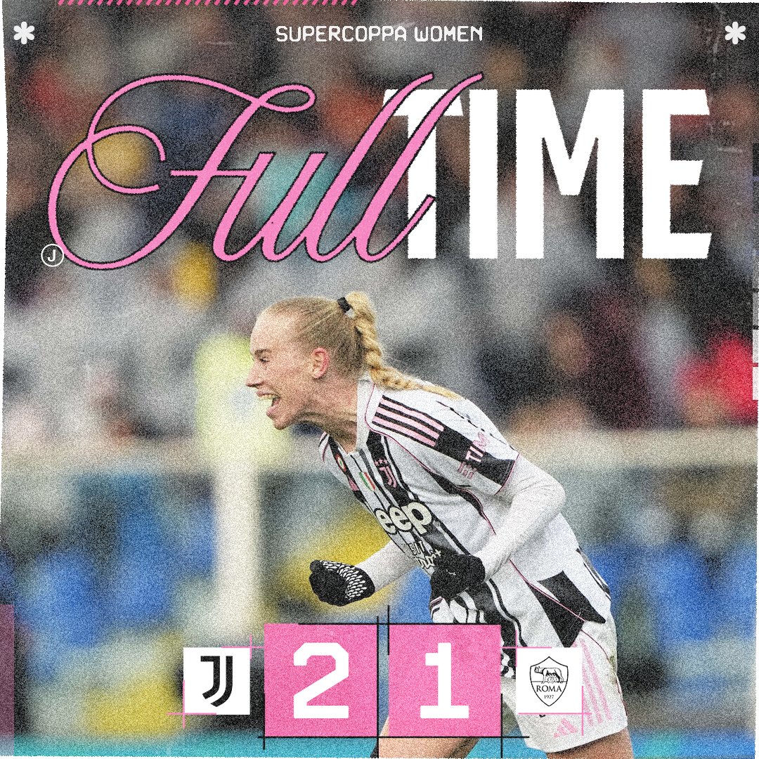 juventusfc's tweet image. La Juventus Women conquista la Supercoppa Italiana grazie a una magia di Cristiana Girelli ⚪️⚫️🏆

Il modo migliore per iniziare il 2026! 👏🏻

Il racconto della sfida 👉🏻 juve.it/JWomenRomaSupe…