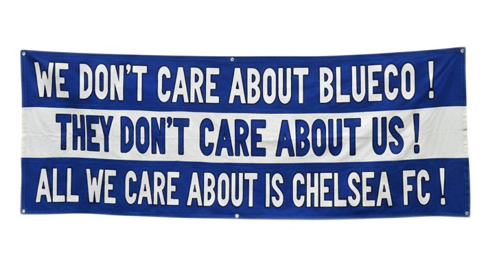 SW6Steve's tweet image. CHELSEA PR machine is in full swing trying to drown out the real Supporters feelings, The fact remains BLUECO OUT is the primary goal, if we win or lose 10 nil makes no difference