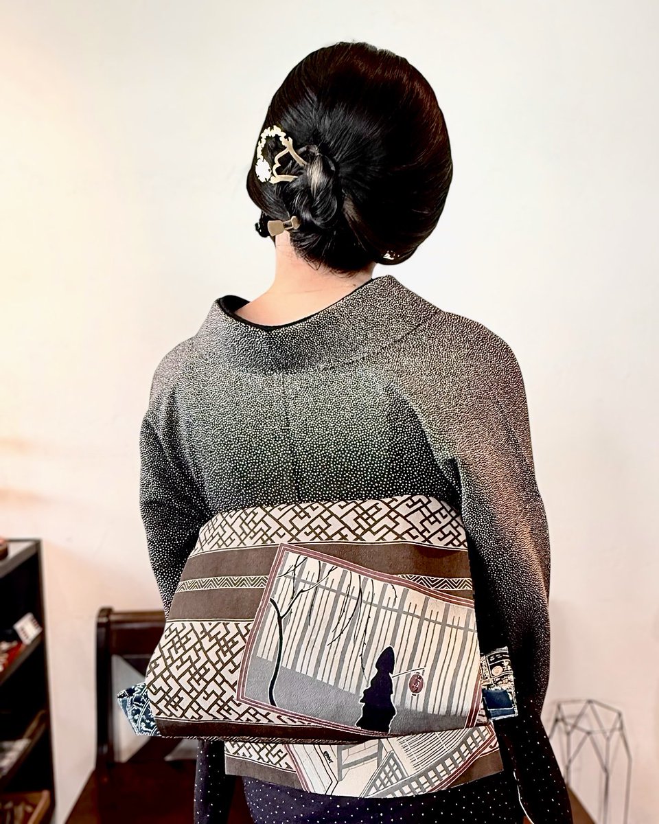 168gitsune's tweet image. ▼コーディネート▼
いつかのコーデ😎　
帯は @mika_mikazo 🌱
ヰロハ狐アイテムは帯留と簪🦊