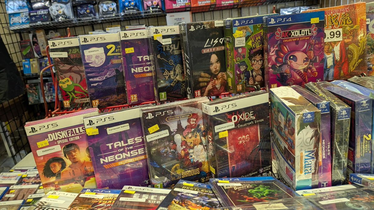 VGNYSoft's tweet image. Even though today is the final day of #MAGFest, there’s still plenty of time to stop by our booth and find an indie game that’s perfect for you. We have plenty to choose from, and we’re always happy to offer recommendations!

#MAGFest20X6 #PhysicalIndie #IndieGaming