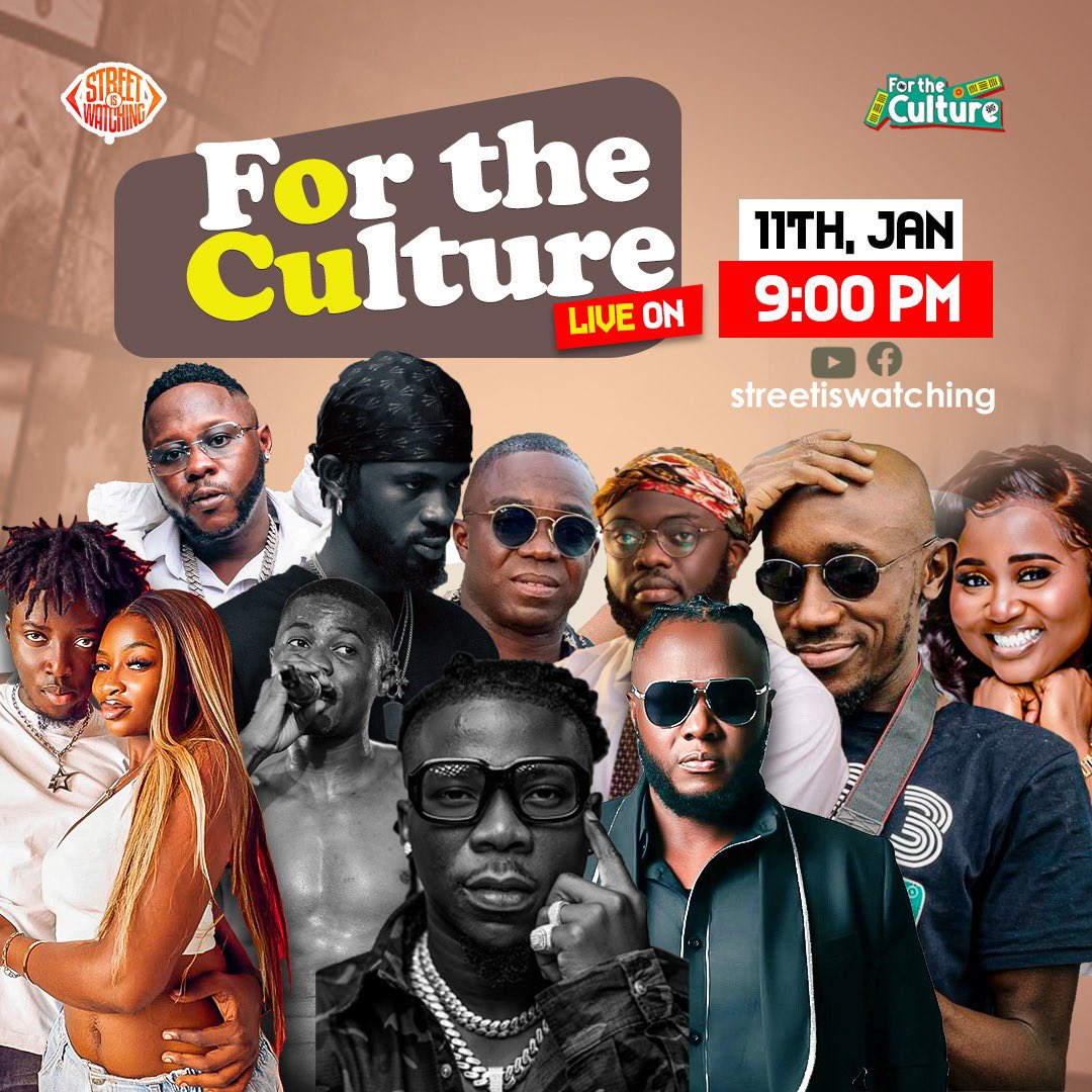 SIWGhana's tweet image. We sit for a convo tonight at 9pm on street is watching #ForTheCulture