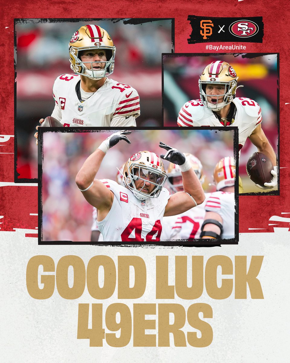 BANG BANG 🏈
Wishing the @49ers good luck in the postseason! #FTTB