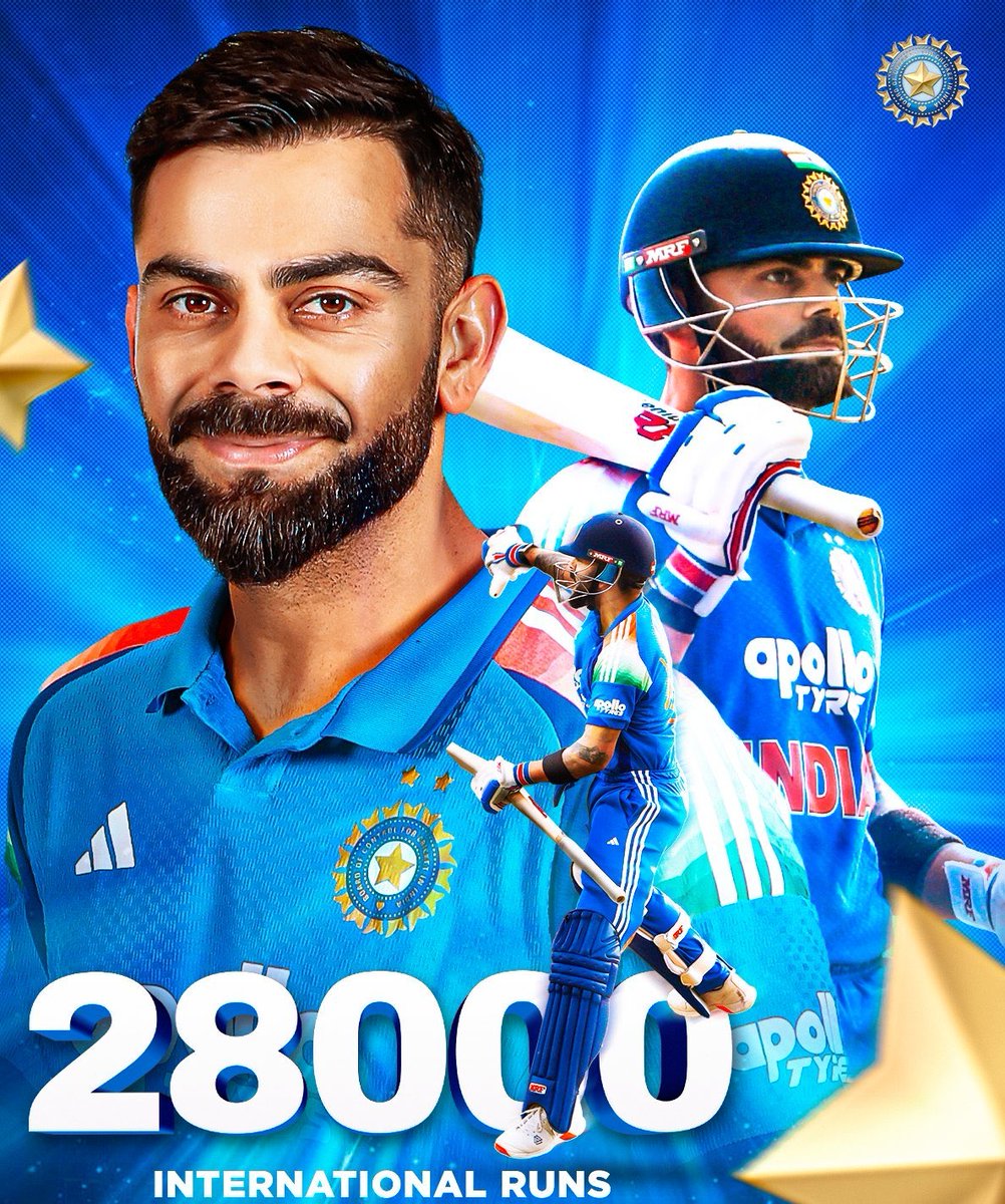 INDIA WIN A THRILLER BY 4 WICKETS! 🇮🇳🔥
What a game in Vadodara! The Men in Blue chase down 301 with nerves of steel to go 1-0 up! 💪
The Heroes:
👑 Virat Kohli: 93 (The backbone &amp; fastest to 28k runs! 🐐)
⭐ Shubman Gill: 56 (Solid foundation)
🔥 Harshit Rana: 29 off 23
