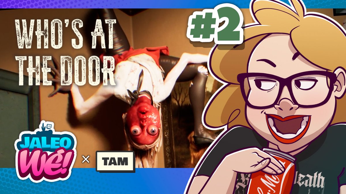 JaleoWe's tweet photo. Consigues escapar de la casa del diablo pero… 📆 👁

✨NUEVO VIDEO!✨ Segunda parte del WHO’S AT THE DOOR en YouTube 📺! #JaleoWé #whosatthedoor #skonec

Con @laverdaderaTam 👇👇

#2 MALITOS DE LA CABEZA: https://t.co/acRFdRShW0 https://t.co/AUVi6BaGJj