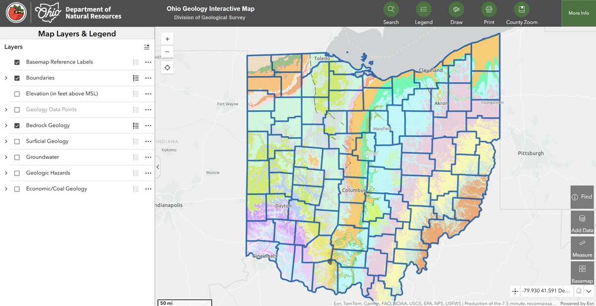 Ohio Mine Map Explore Ohio’s geology like never before! The Ohio Geological Survey's ...