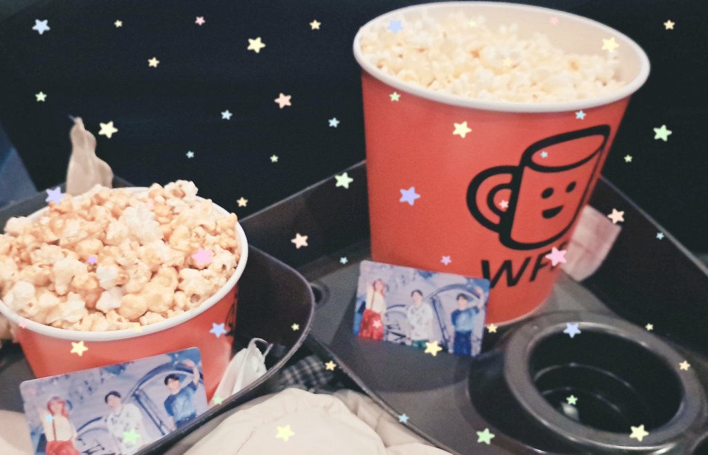 キャラメルポップコーン様♡ありがとうございます♡ 日付変わっちゃったけど、映画見にいけたし本日大優勝の日だったᴗ