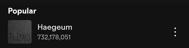 Bangtan7_Stream's tweet image. 📊| First K-Rap Song to hit 1B on Spotify: 

1. #Haegeum — 732,178,051 (+735,335) 🚨
2. Artist — 685,422,877 (+1,445,861)

[Increase the number of rotations while streaming, push back to more than 1M]
