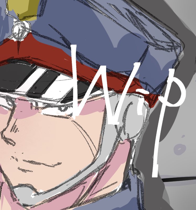 構図が全然決まらなくてラフ4枚も没にした😂前は線画描いてから色ラフ作ってたけどラフの時点で色ラフ作った方がイメージ掴みやすいな🤔