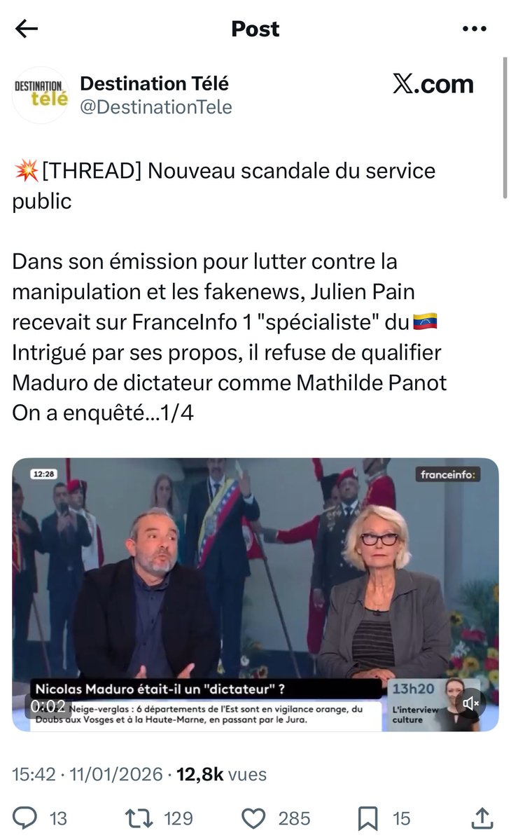 JulienPain's tweet image. C’est absolument magique. Sur le même passage de notre dernière émission, je suis accusé d’être d’extrême droite parce que je demande si Maduro est un dictateur. Puis d’extrême gauche parce que l’invité qui répond serait proche de LFI. Ce réseau est extraordinaire.