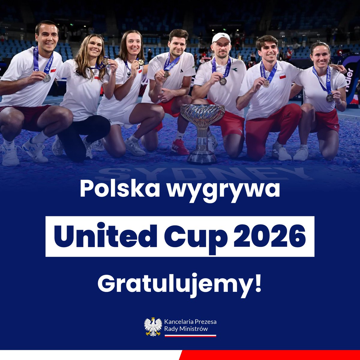 🇵🇱 Tenisowa reprezentacja Polski została najlepszą drużyną na świecie! Gratulujemy!