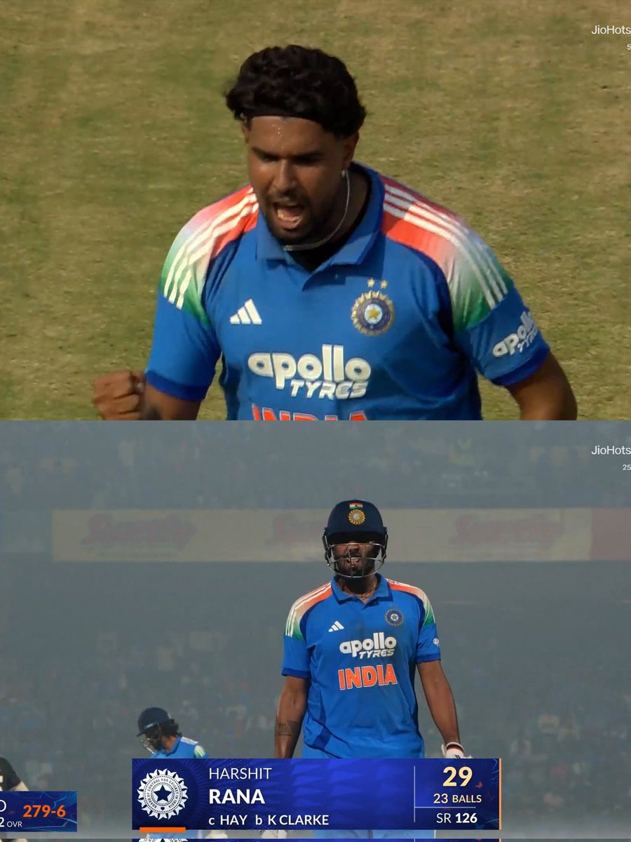 -Can bowl 150 km/h+
-Brilliant at mixing up with slowers, great with bumpers
-Power hitter
-Solid #8, a luxury #9 
-23 years of age
-Probably the third best Indian quick in the world. 

Harshit Rana, we love you. You'll retire with us in purple and gold 💜💛