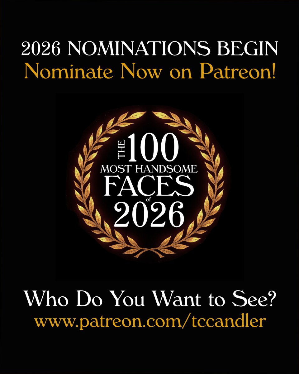 tccandler's tweet image. 2026 NOMINATIONS BEGIN TODAY!!! ( patreon.com/tccandler ) Who do you want to see? Who is your favorite face? Who is most deserving from your country? #tccandler #100Faces #100faces2026 🌷 @tccandler