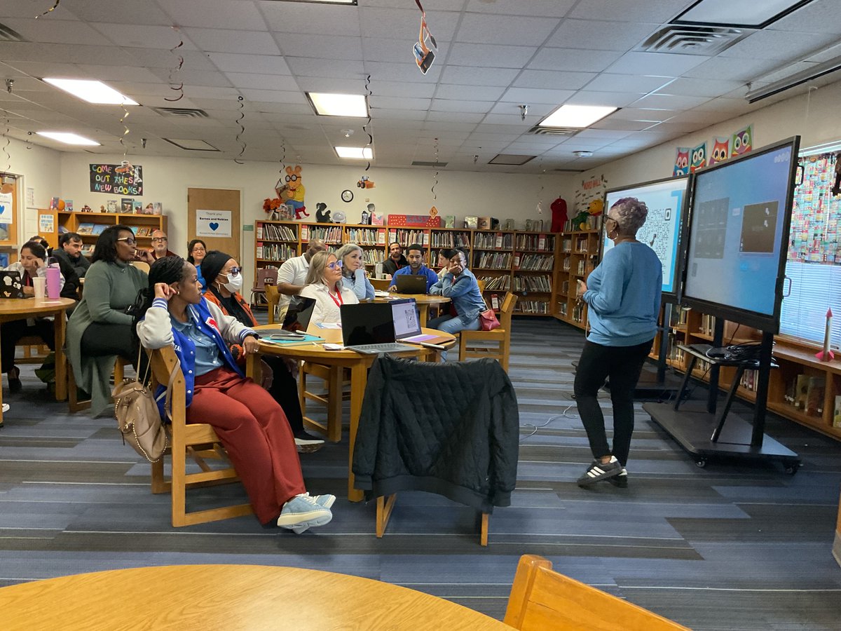 RME_Astronauts's tweet photo. ❄️📚Here’s to starting the year recharged, connected, and ready to make an impact for our students! #RME kicked off the New Year with a focus on empathy and SEL training with Counselor Williams as we strengthen and maintain positive behavior and student engagement on campus. https://t.co/dwLY19xyvM