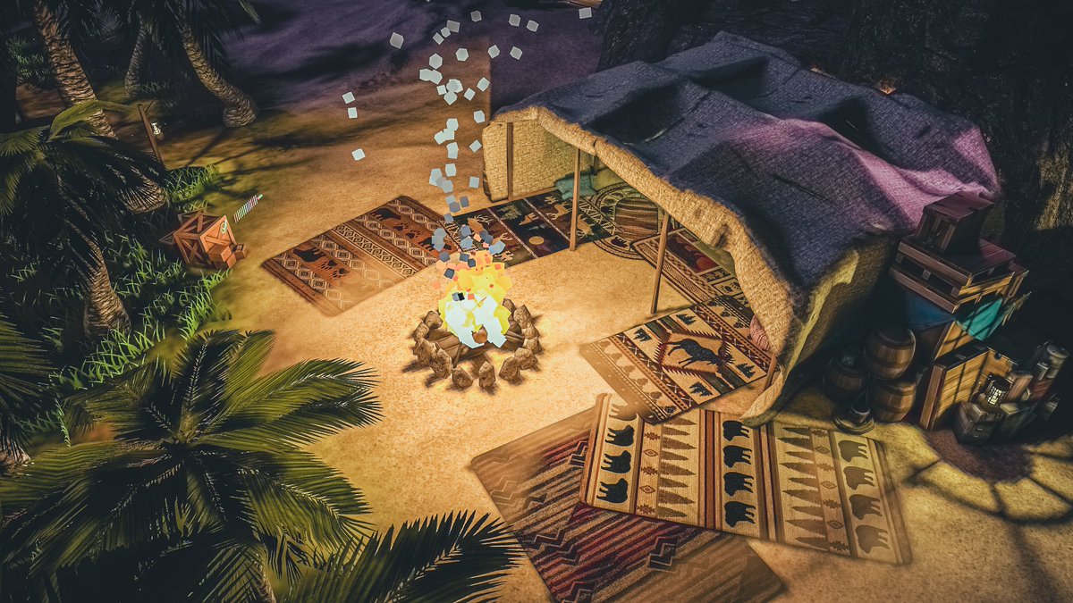 Neomance's tweet image. Campground Under The Starry Sky And Northern Lights
星空とオーロラの下のキャンプ場

World : Oasis Alpha
Author : Alpha․Monster

World URL :
vrchat.com/home/world/wrl…

#VRChat_world紹介 #Neo写真