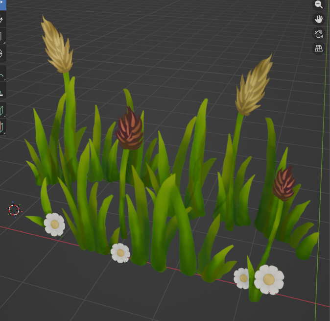 Zuumchamse's tweet image. Spend a few hours learning some foilage work flow by studying @zugzugart and follow along his video, as a mean of practice of course.

Not my best work but learned a lot.
Did a propper alpha map for the first time, that was quiet cool!😊
#b3d #Stylized #HandPainted #gamedev