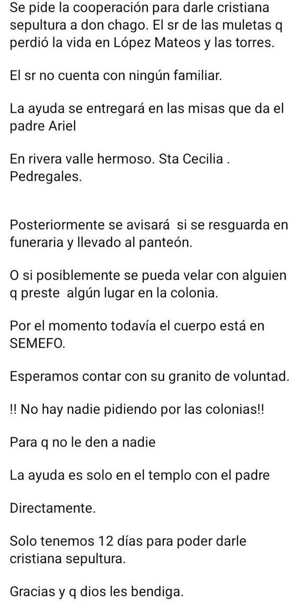 Jorgito702Jorge's tweet image. Rt x favor, buenos días. @AleGutierrez_mx @LibiaDennise Es el señor que atropellaron en Las Torres la semana pasada.