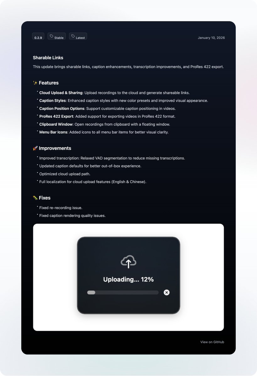 ScreenSage - Auto Zoom Screen Recorder for macOS tweet media