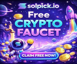 HowIEarnBTC's tweet photo. 📷 FREE CRYPTO FAUCET – Earn SOL with Solpick

Want to earn crypto for free with no investment? 📷
Solpick lets you claim FREE SOL and other crypto every hour just by clicking.
📷 Find the best crypto faucets, bonuses and earning links here:
📷 https://t.co/Vv6sf0jl8e https://t.co/EoXQDAD32r