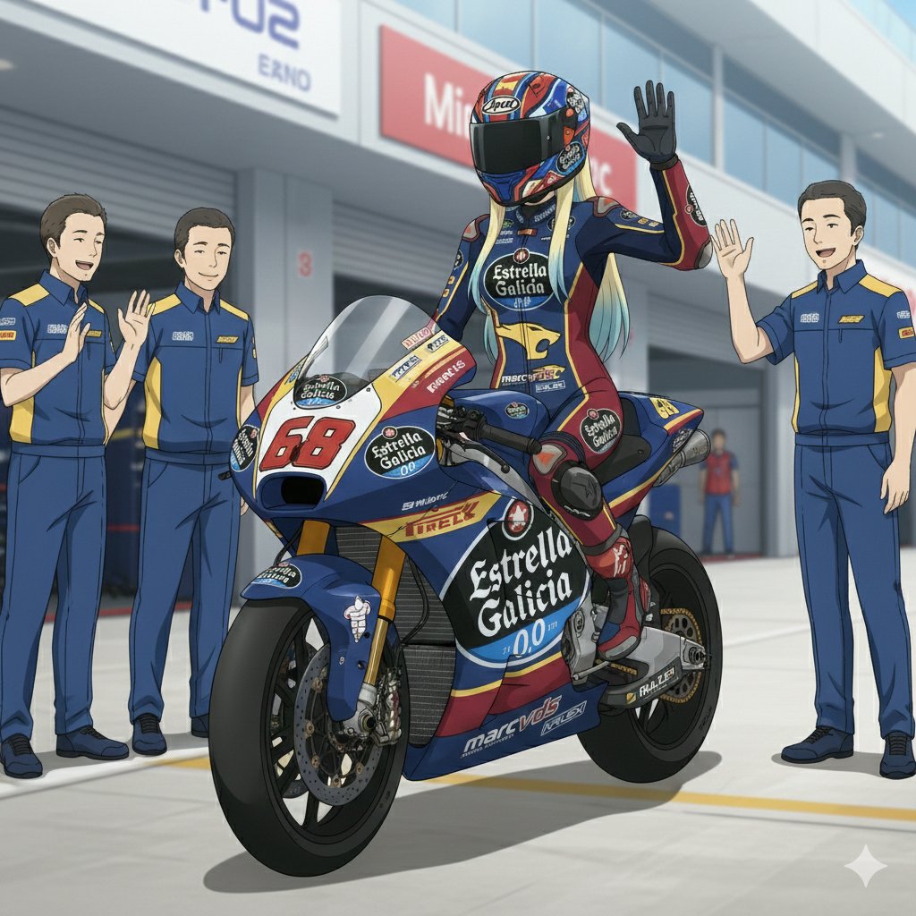 Korsa68's tweet image. Pues clasificamos en P7, tercera linea de la parrilla. Es una posición interesante que estoy segura de que nos dará la oportunidad de luchar por una buena posición en la carrera.