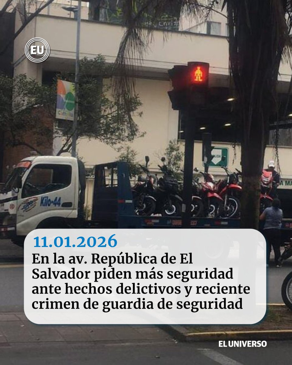 eluniversocom's tweet image. 👉🏻ow.ly/MUSQ50XV5Qu | En la av. #República de #ElSalvador piden más seguridad ante hechos delictivos y reciente crimen de guardia de seguridad