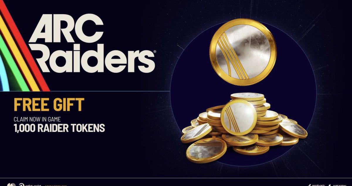 ArcRaidersInfo's tweet photo. 1 person that LIKES this post will be sent some Raider Tokens in tomorrow.

Must be following @ArcRaidersInfo 🔥 https://t.co/dik8ta9V1c