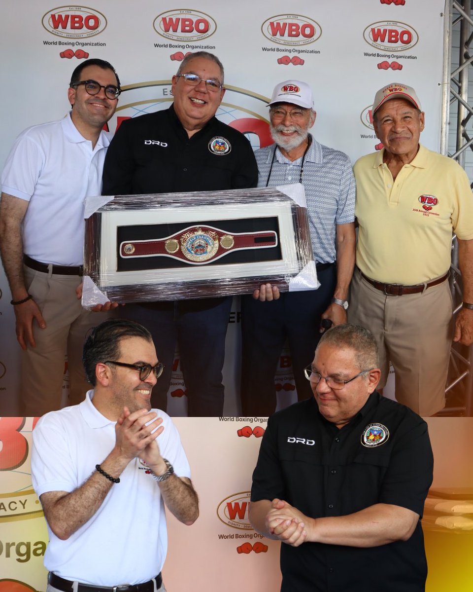 WorldBoxingOrg's tweet image. We were honored to recognize Puerto Rico’s Secretary of Recreation and Sports, Héctor Vázquez Muñiz, for his unconditional support and commitment to our youth and community! 🥊👏