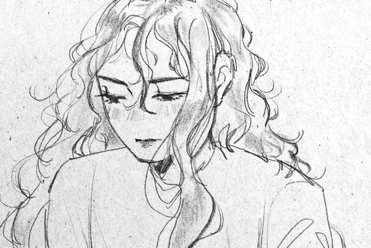 jeweldraw_'s tweet image. I used to sketch in Procreate as if I were drawing on paper, and I miss that