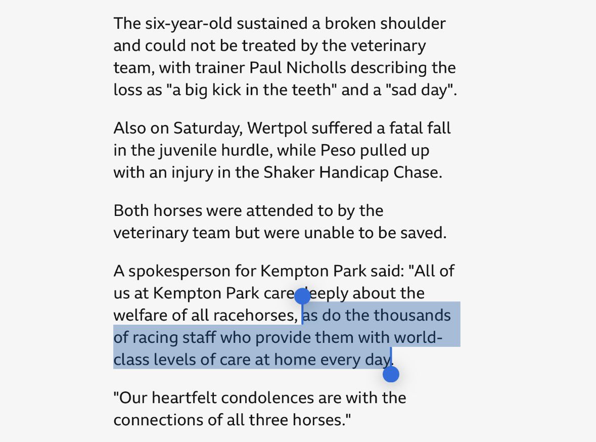 horseimage's tweet image. i can’t stress enough how infuriating it is to see the same “but we pamper them at home” response from these assholes every single time