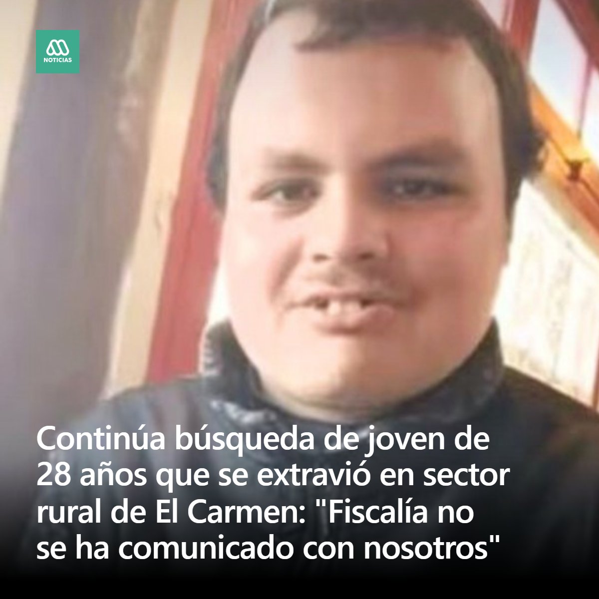 José Ignacio Rodríguez Pulgar, joven de 28 años, se encuentra desaparecido desde el pasado jueves en un sector rural de la comuna de El Carmen ➡️ mrf.lu/q2c0
