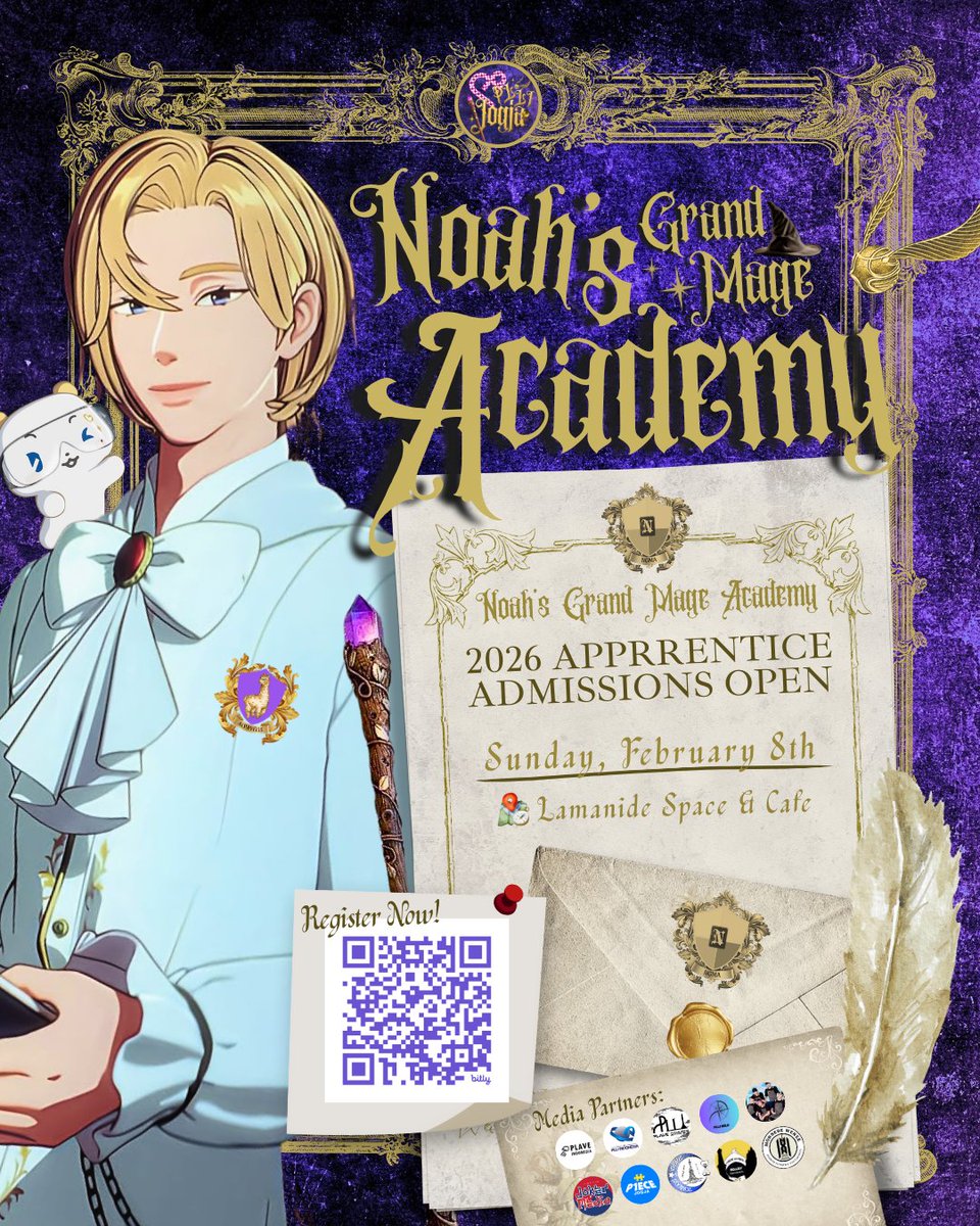 ✨🔮 Plli Jogja Present 🔮✨

The gates of Noah’s Grand Mage Academy will soon open.

Are you ready to take your first step as an apprentice?
Craft your own magical wand, uncover ancient knowledge, and begin your journey into the arcane arts🧙🏻‍♀️🔮⚡