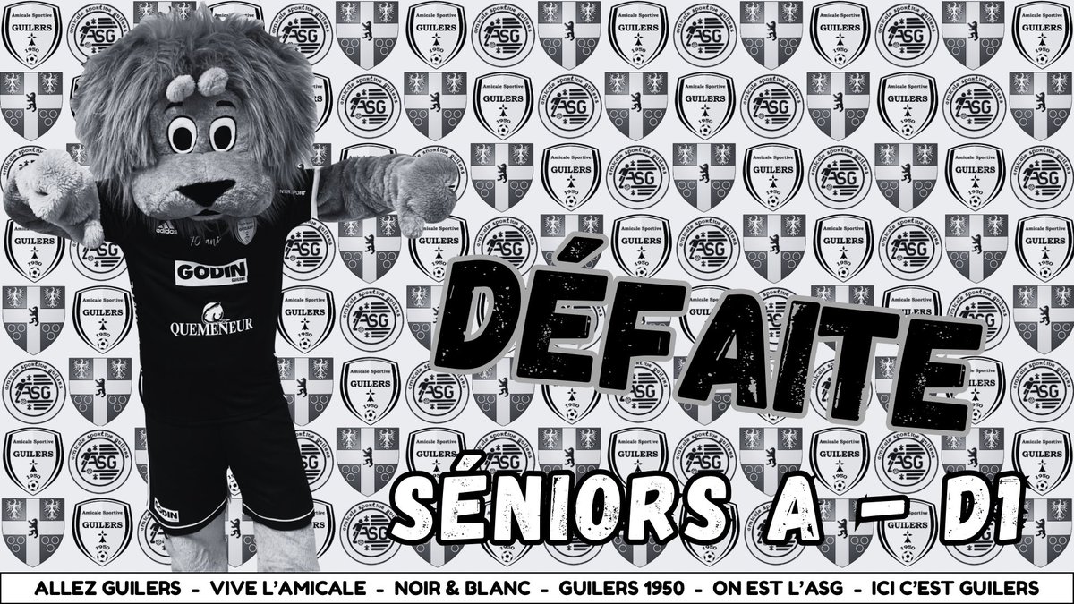 AS_Guilers's tweet image. ~ SENIORS ~ 

Défaite 2-1 des Séniors A à Milizac C

⚽️ Lilian GUYOMARD