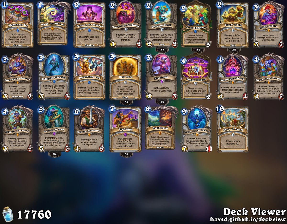 Pelthune Hearthstone / HS FR tweet media