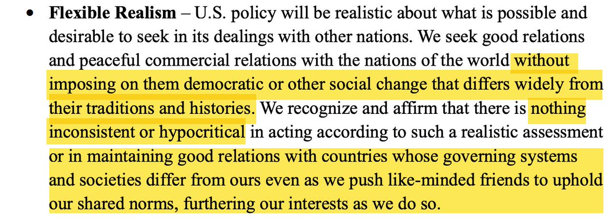 How can anyone possibly believe that the US or Israel is motivated by freedom in Iran??

The US's closest allies are the most savage regimes: Saudis, Egypt, UAE, Jordan, etc.

Trump's 2025 National Security Strategy said the US doesn't care if other countries provide freedom.👇