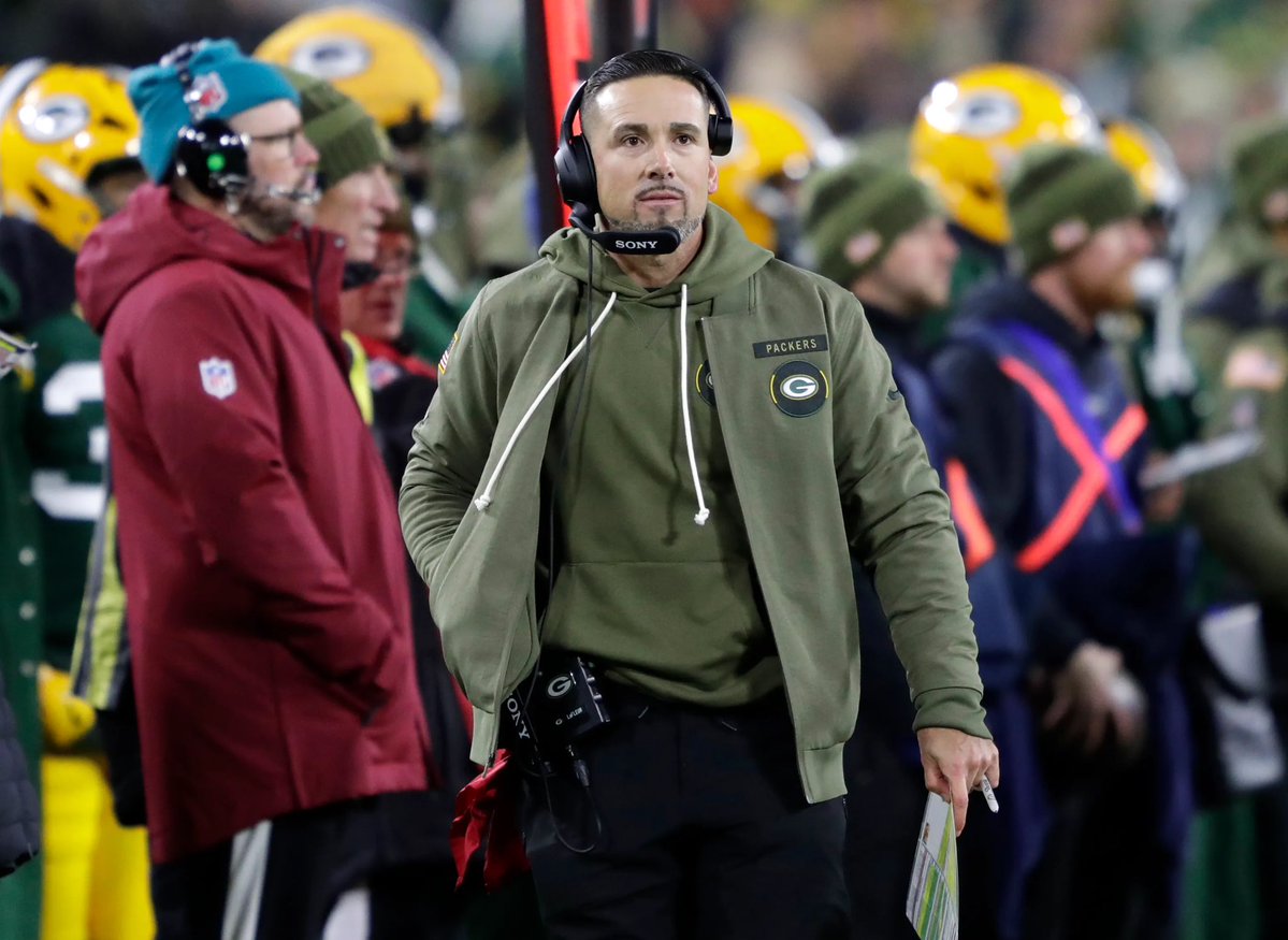 NFCNorthNewss's tweet image. 🚨🚨BREAKING: #Packers Head Coach Matt LaFleur did NOT fly back to Wisconsin with the rest of the team.

After seven years, this could be the END of the LaFleur era in Green Bay. 😬