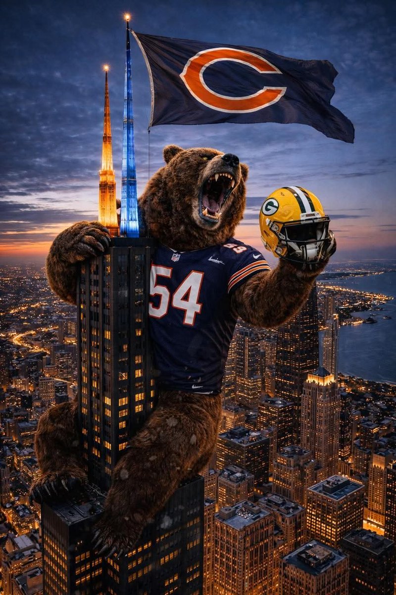 Last night was so good #bearsvspackers
