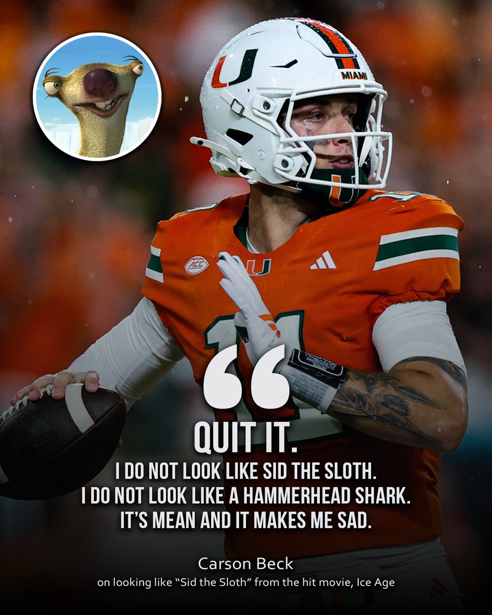 Carson Beck SILENCES the haters in this morning's press conference! 😳

#GoCanes #NeverDaunted #CFP