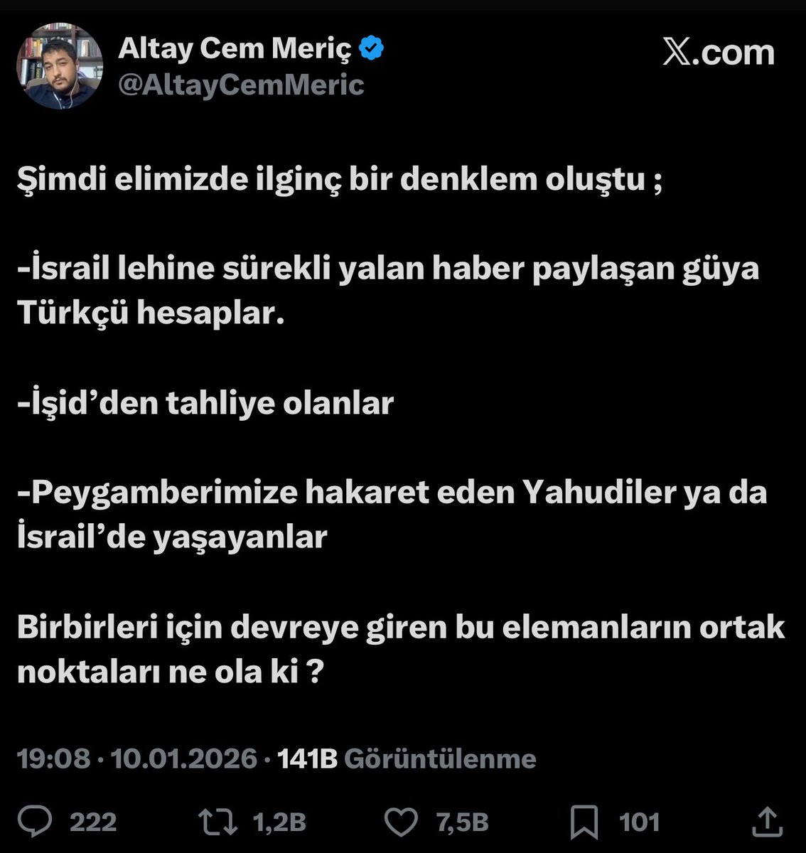 Cambaza bak yapıp dikkatimizi dağıtacaklarını sanıyorlar. 

Haydi şu twit üstüne bir kere daha düşünün.