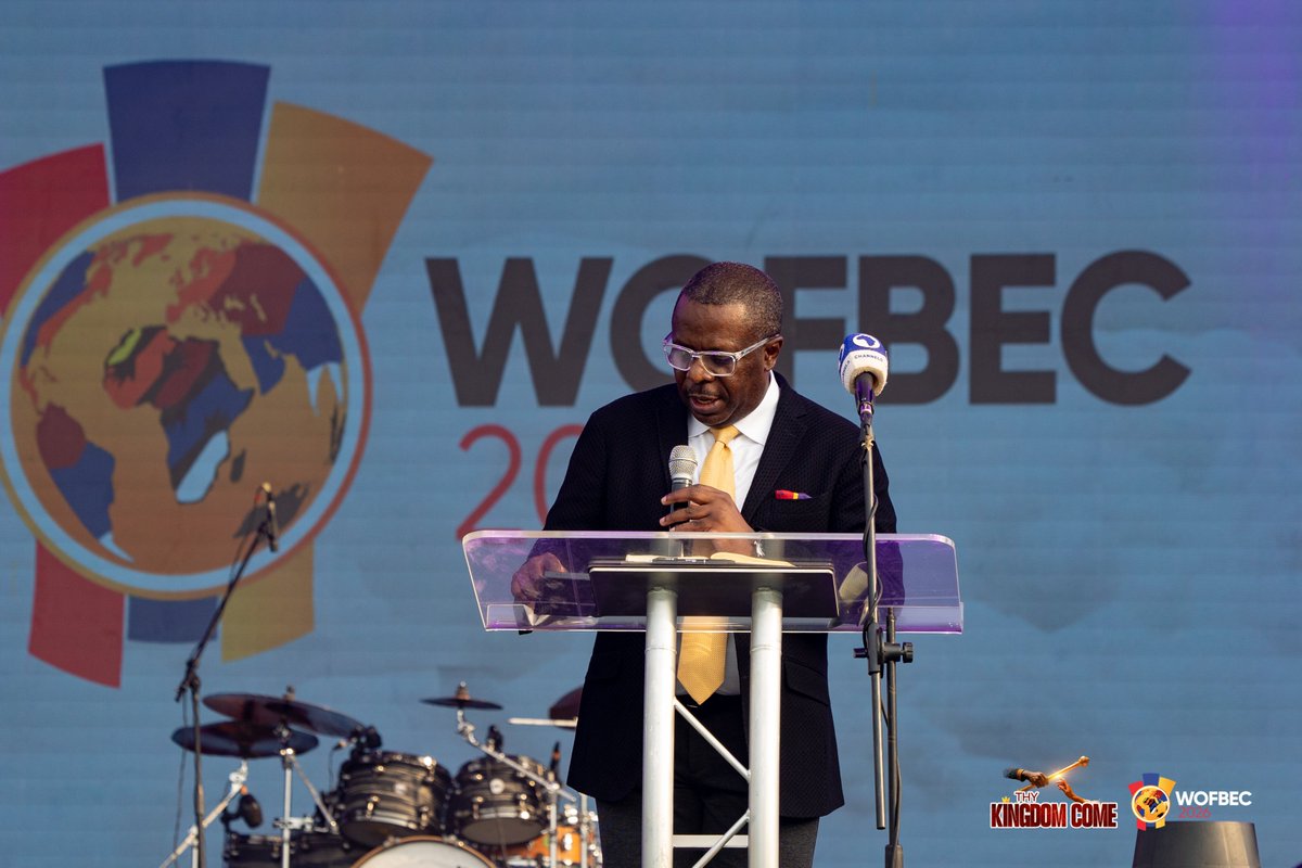 WOFBEC's tweet image. "The divine nature that is inside you only begins to work the way it is supposed to work when you connect it to service to others.

If you have a consumer mindset and are using it to get things for yourself, you will not get things done." ~ Pastor Poju Oyemade 

#WOFBEC2026Finale