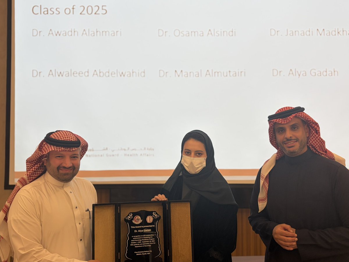 The department proudly recognizes this milestone, which reflects years of dedication, perseverance, and excellence. We extend our warmest congratulations and wish them continued success, growth, and lasting impact in their neurology careers.