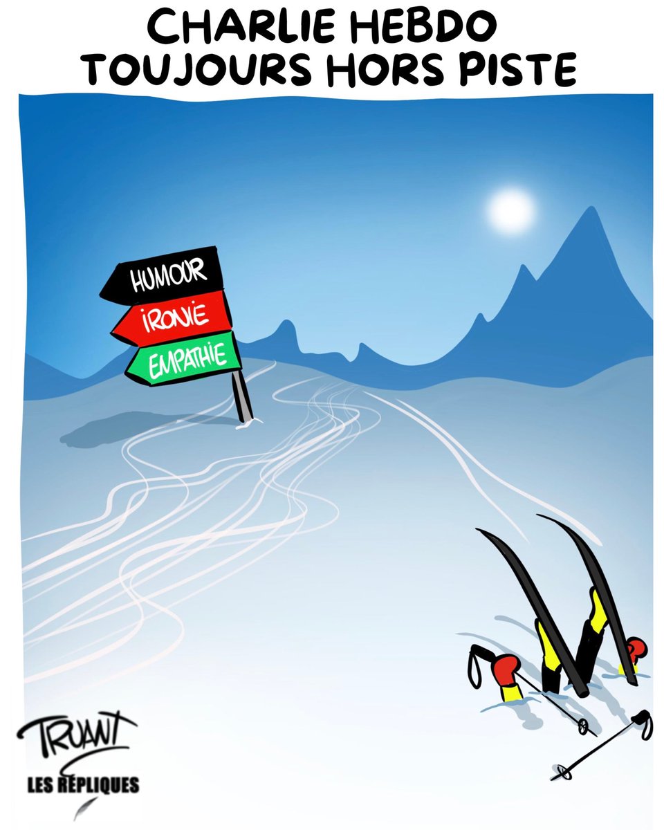 .<a href="/Charlie_Hebdo_/">Charlie Hebdo</a> toujours hors piste ⛷️

Par <a href="/CartoonsMrt/">Dessins de TRUANT</a> pour Les Répliques
