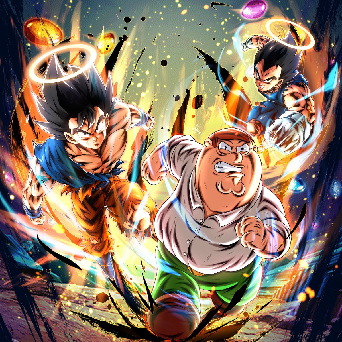 goldie8210's tweet image. Made the legends ai peter griffin without ai