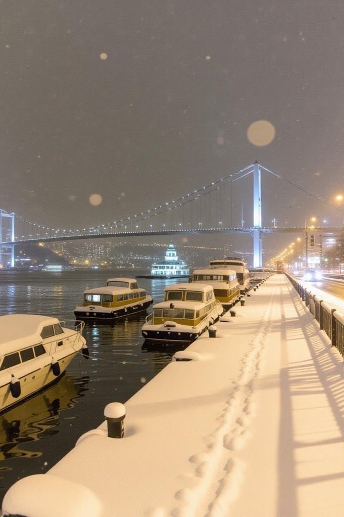 Dışarı çıktınız, manzara bu… Özlemedik mi? ❄️ #karyağışı