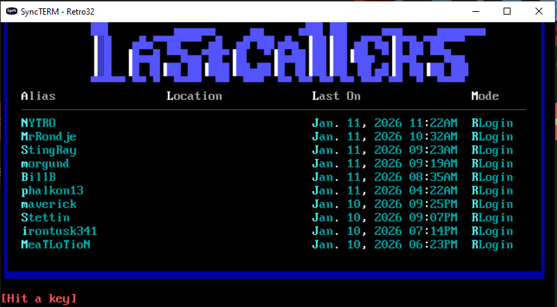 Retro32 BBS tweet media