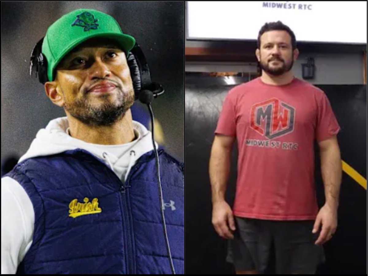 BSO's tweet photo. Wrestling Coach Chris Fleeger Verbally Accosted Marcus Freeman's Son and Wife After a Match and When Freeman Punked Him in the Hallway, He Ran to the Cops and Claimed He Was Assaulted; (Notre Dame's Statement) --> https://t.co/jnUjB3N2DM https://t.co/4rACpleNeT