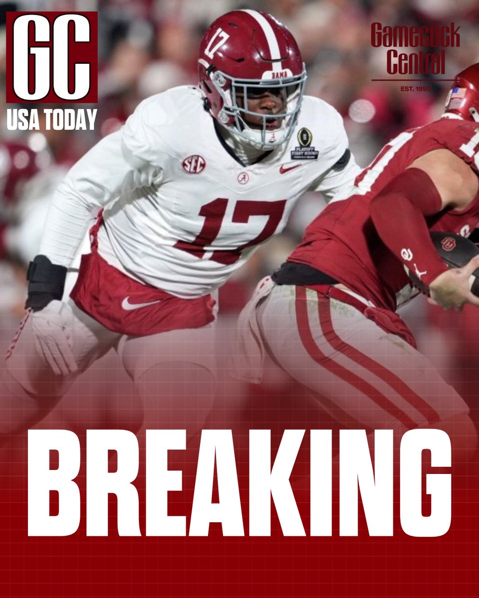 WesMitchellGC's tweet photo. BREAKING: Alabama transfer DL Kelby Collins, a former South Carolina HS target and portal target when he left UF, has committed to the Gamecocks per @Hayesfawcett3. Was No. 6 DL in the country out of HS. 

https://t.co/89ZjGznWGe https://t.co/BDIgONCHU4
