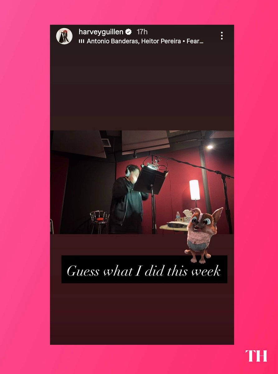 ToonHive's tweet image. Harvey Guillén has recently voice-recorded for Perrito. 👀