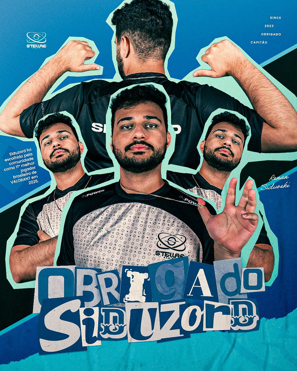 StellaeGaming's tweet image. COMUNICADO OFICIAL @Siduzord 

Hoje nos despedimos do Siduzord, que encerra sua trajetória conosco após fazer parte da Stellae desde o nosso início, estando presente desde a fundação da organização e da nossa primeira line de Valorant.

Como capitão, o Siduzord foi referência…