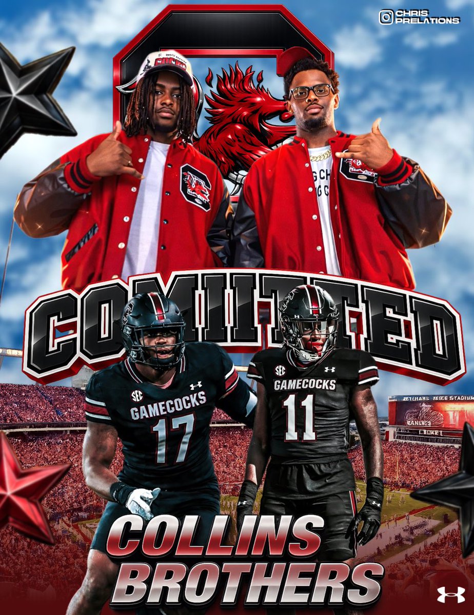 DrewCollins_11's tweet image. Let’s Do it One Last time Big Bro @kelby_collins #spursup @DBarnes_18 @CoachSBeamer @GamecockFB