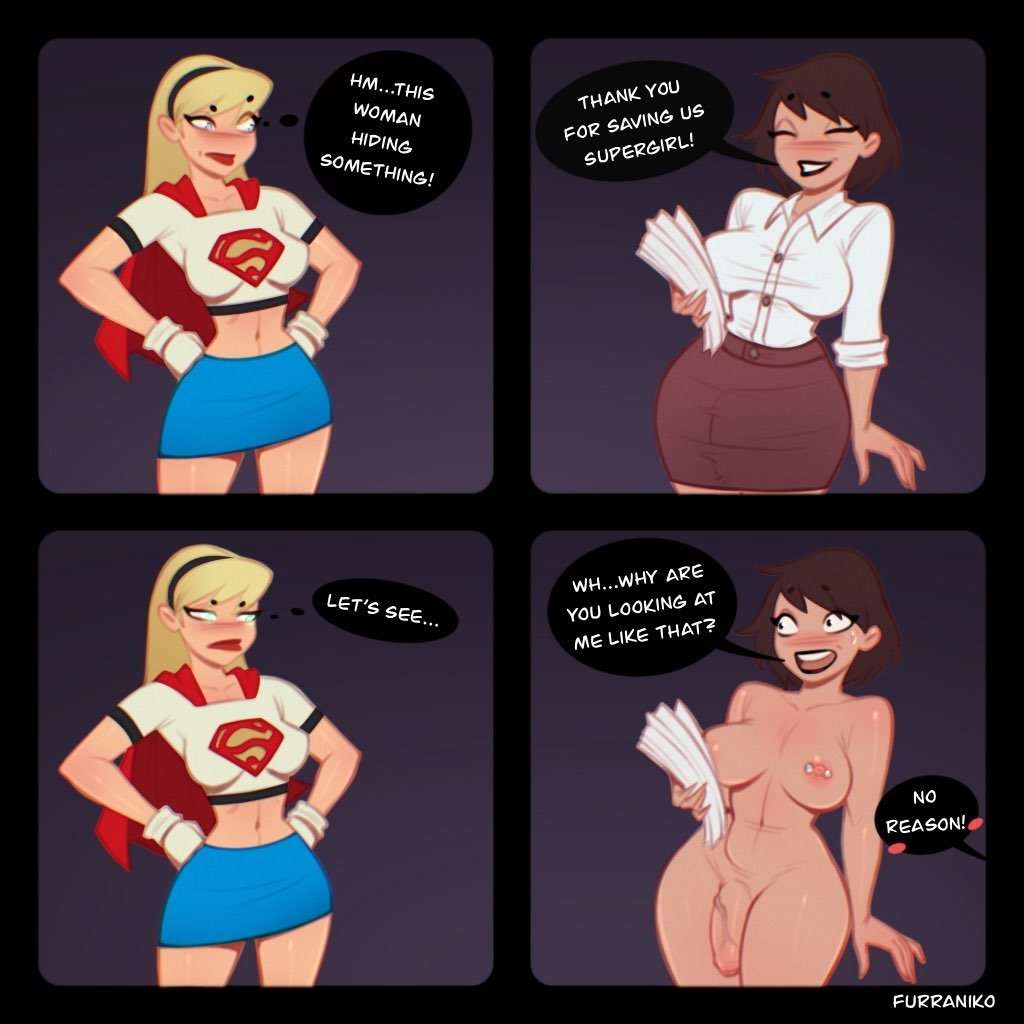 Very suspicious girl.