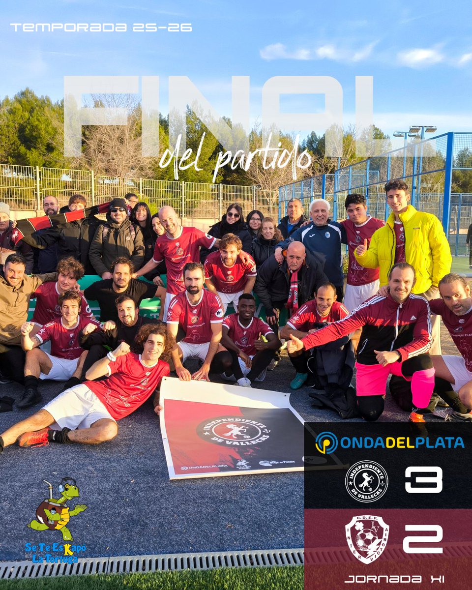 CDIVallecas's tweet image. 📌 RESULTADO

Victoria para empezar el año, siguiendo con la dinámica de 2025.
Partido duro y peleado sabiendo que hacer en cada momento por los nuestros, mucha intensidad y mejor acierto 🔥
Vamos Burdeos! 🇱🇻
Gracias a toda la afición! 🫂

🎯 ⚽ Jeremy
🎯Angel